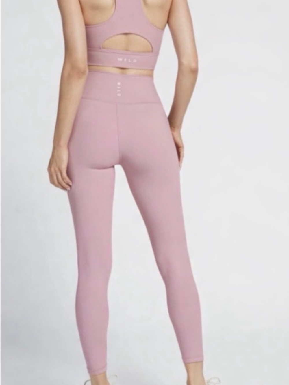 Willow High-Waist Leggings in Dusty Pink